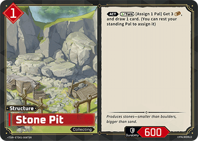 Stone Pit (TSR) (ETD01-008TSR) - Palworld