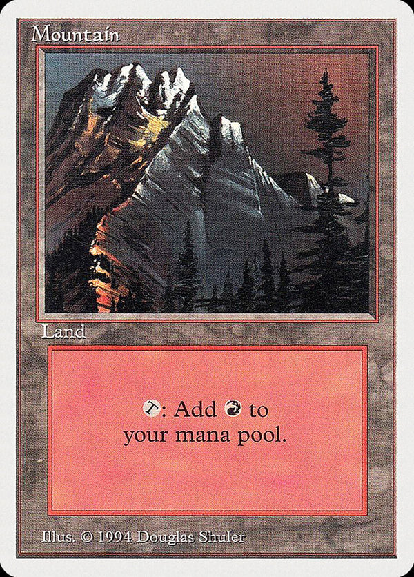 Mountain (A) - Magic: The Gathering