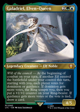 Galadriel, Elven-Queen (Display Commander) - Thick Stock - Magic: The Gathering