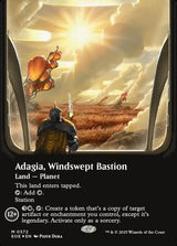 Adagia, Windswept Bastion (Borderless) (Galaxy Foil) - Magic: The Gathering