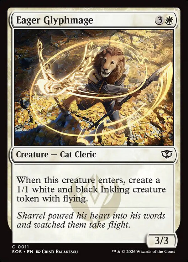 Eager Glyphmage - Magic: The Gathering