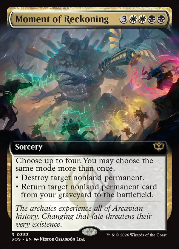 Moment of Reckoning (Extended Art) - Magic: The Gathering