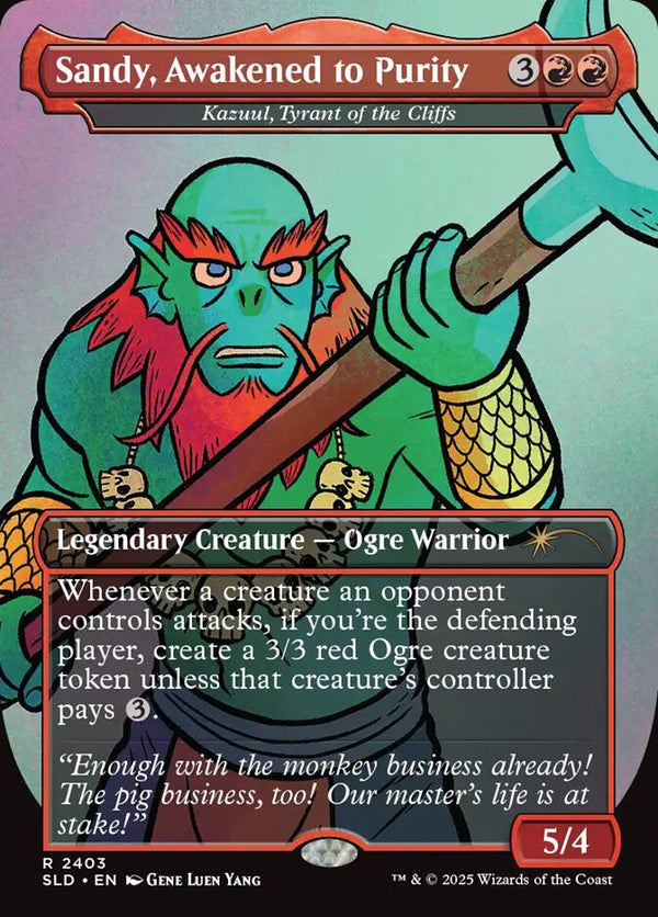Sandy, Awakened to Purity - Kazuul, Tyrant of the Cliffs - Magic: The Gathering