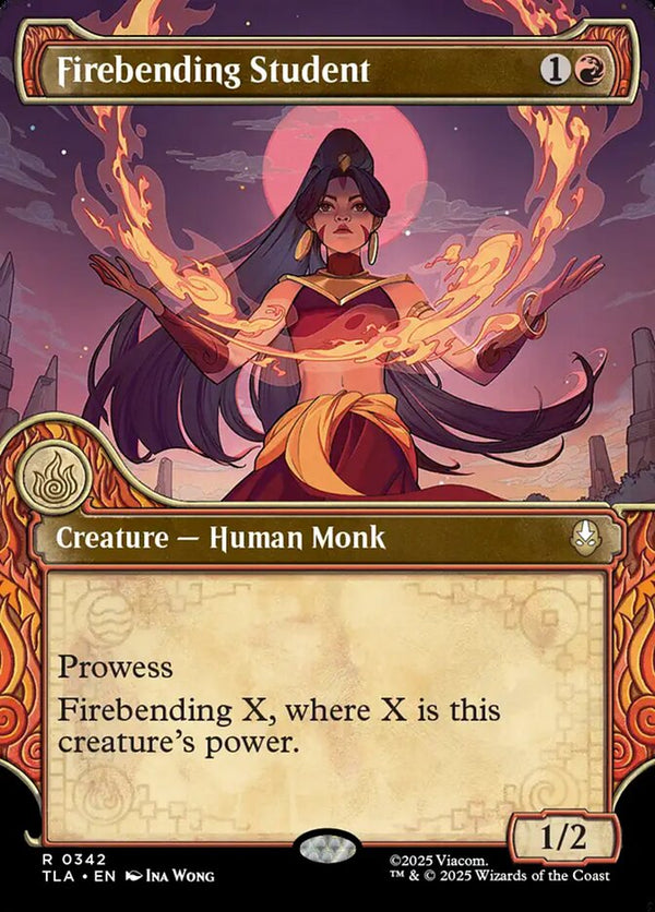 Firebending Student (Showcase) - Magic: The Gathering