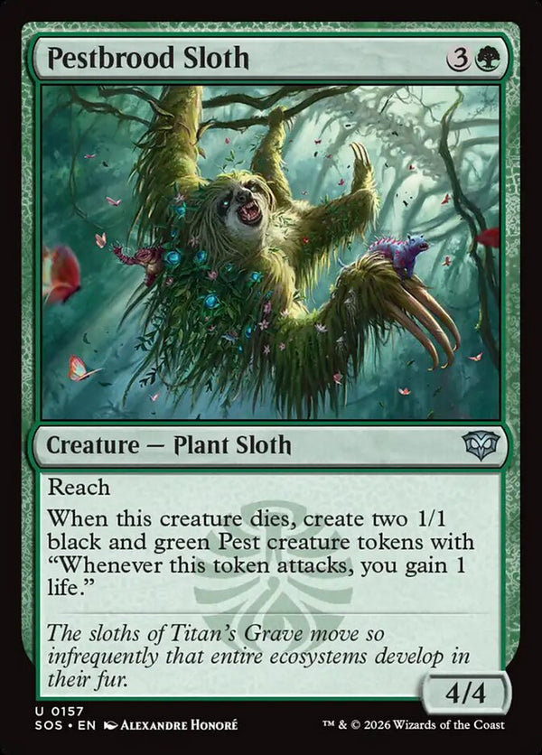 Pestbrood Sloth (SOS 157) - Magic: The Gathering