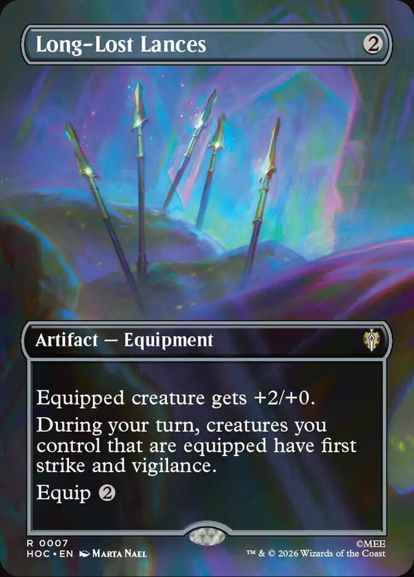 Long-Lost Lances (Borderless) - Magic: The Gathering