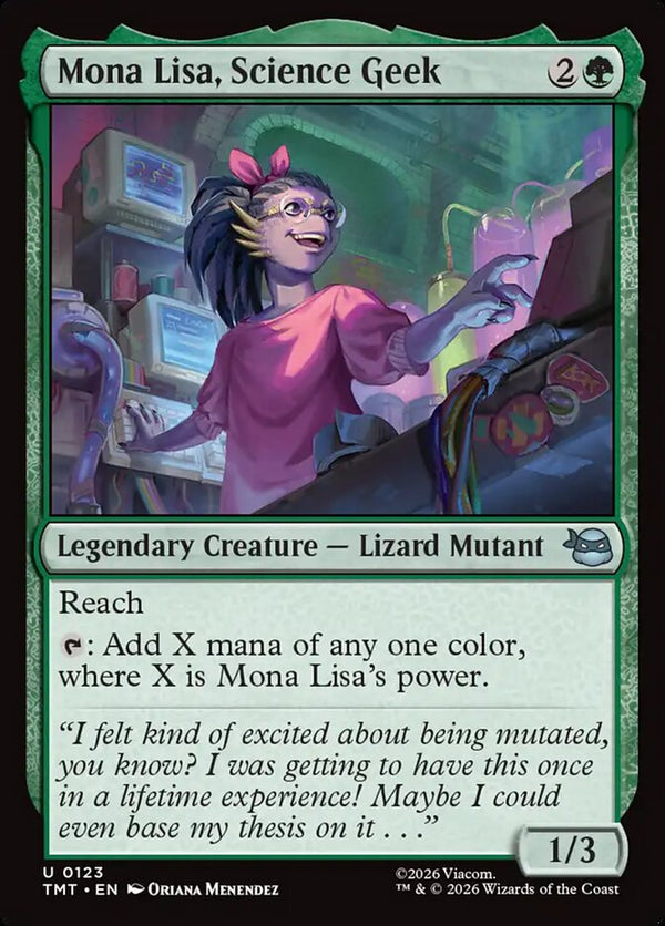 Mona Lisa, Science Geek - Magic: The Gathering