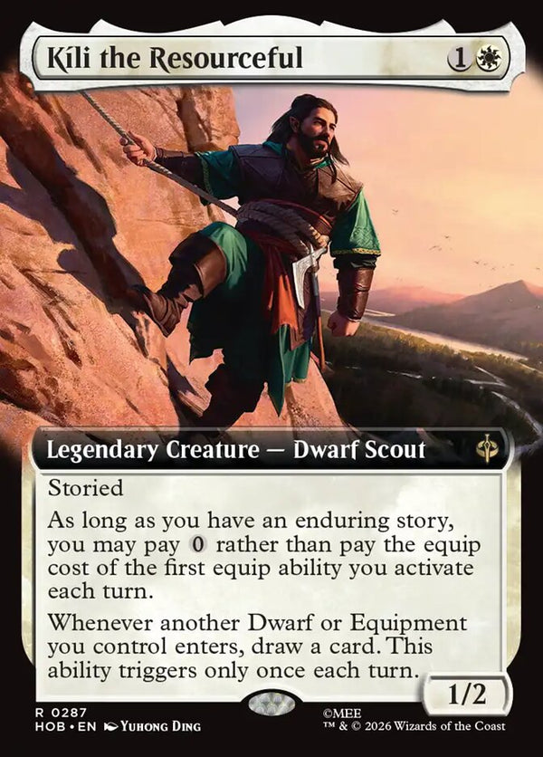 Kili the Resourceful (Extended Art) - Magic: The Gathering