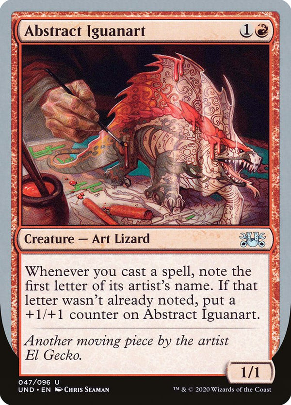 Abstract Iguanart - Magic: The Gathering