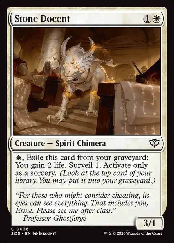 Stone Docent - Magic: The Gathering