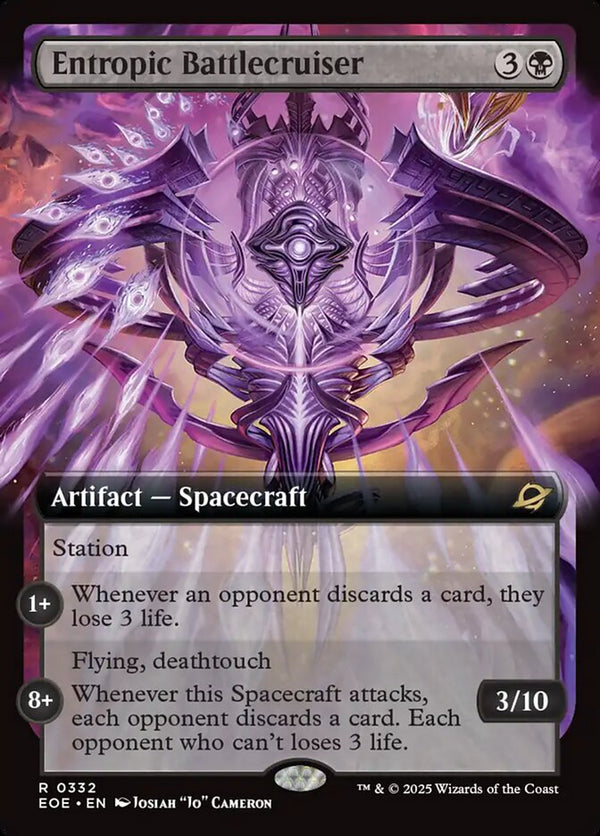 Entropic Battlecruiser (Extended Art) - Magic: The Gathering