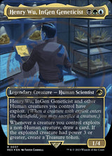 Henry Wu, InGen Geneticist (Borderless) (Emblem) - Magic: The Gathering