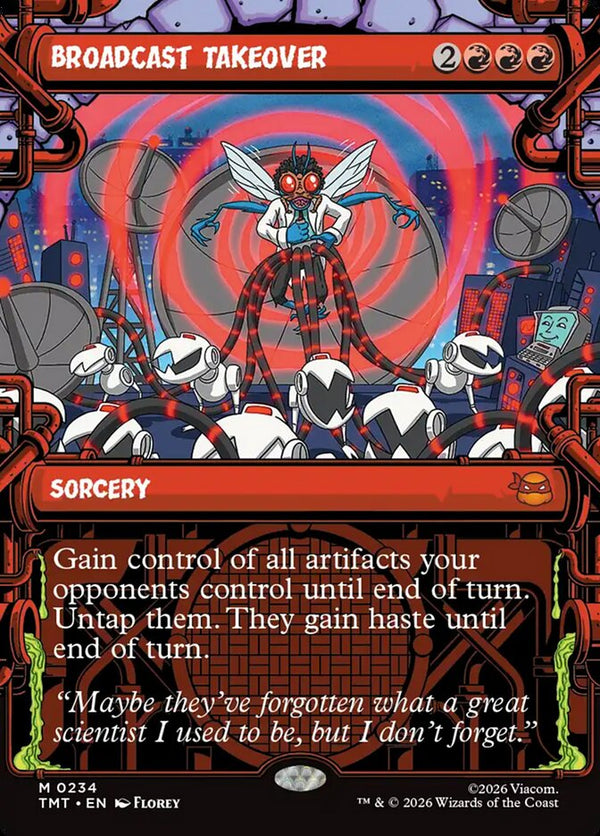 Broadcast Takeover (Showcase) - Magic: The Gathering