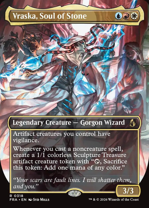 Vraska, Soul of Stone (Borderless) (FRA 318) - Magic: The Gathering