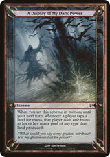 A Display of My Dark Power (Archenemy) - Magic: The Gathering