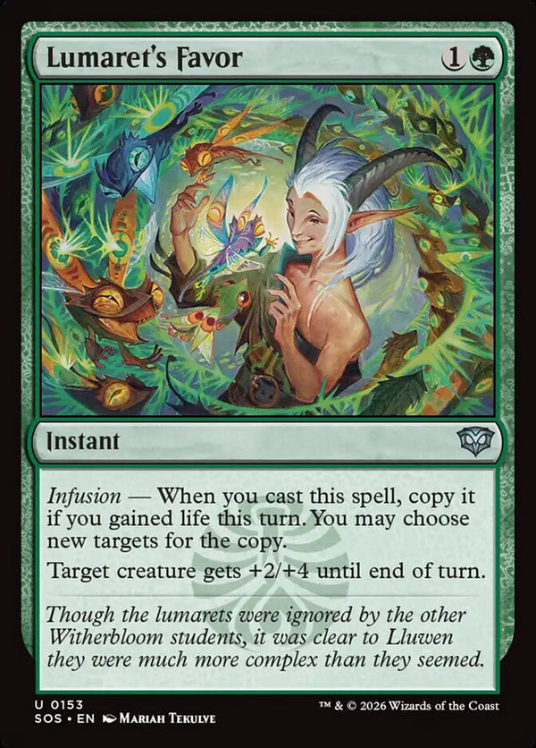 Lumaret's Favor - Magic: The Gathering