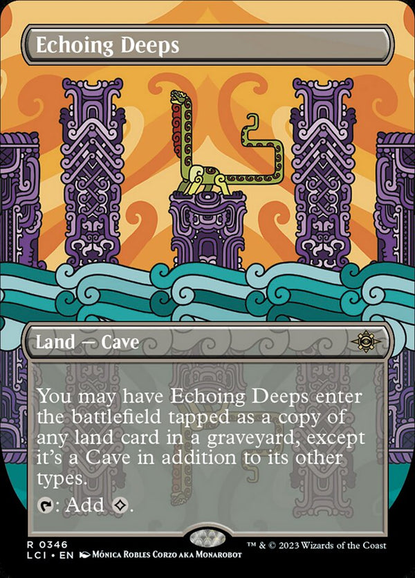 Echoing Deeps (Borderless) - Magic: The Gathering