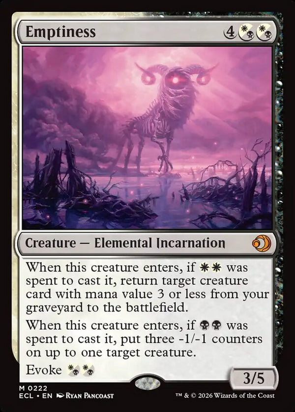 Emptiness - Magic: The Gathering