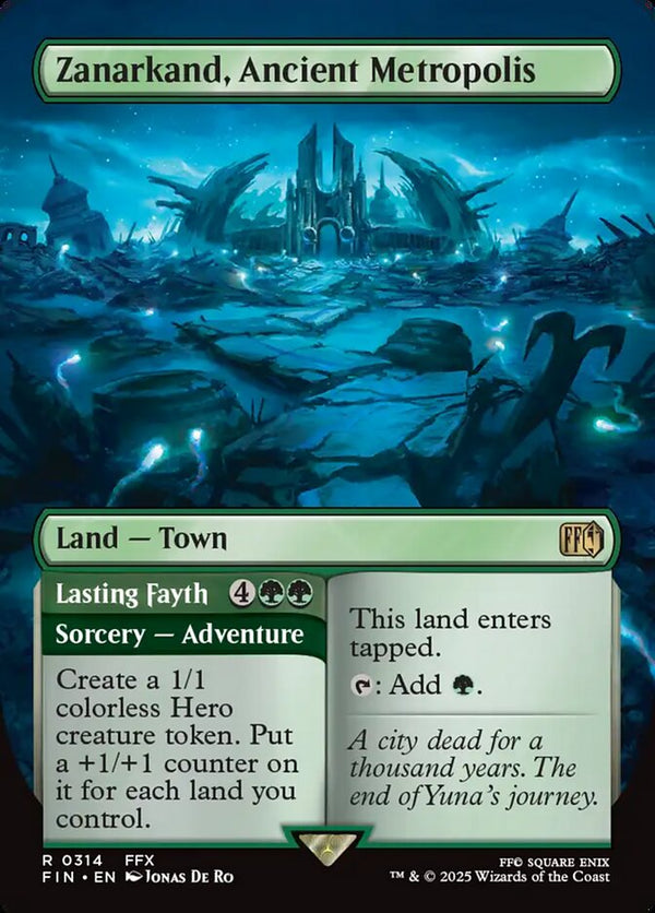 Zanarkand, Ancient Metropolis (Borderless) - Magic: The Gathering