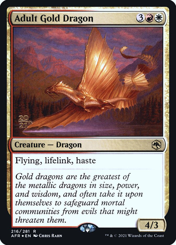 Adult Gold Dragon - Magic: The Gathering