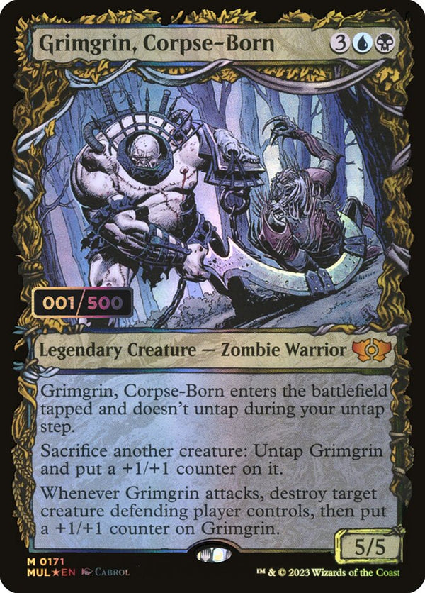 Grimgrin, Corpse-Born (Serial Numbered) - Magic: The Gathering