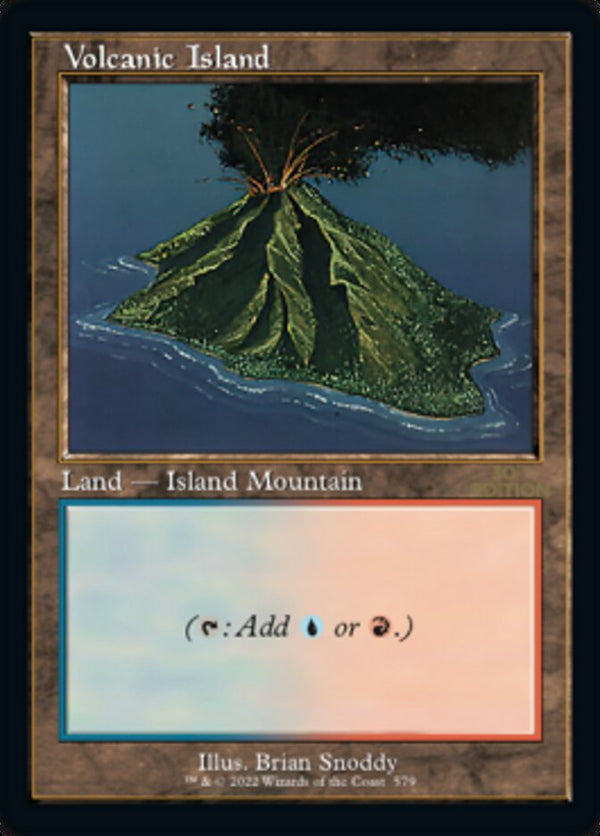 Volcanic Island (Retro Frame) - Magic: The Gathering