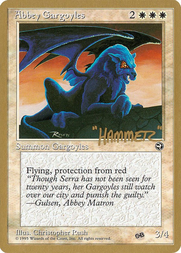Abbey Gargoyles - 1996 Shawn "Hammer" Regnier (HML) (SB) - Magic: The Gathering