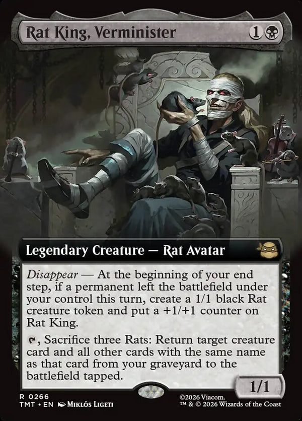 Rat King, Verminister (Extended Art) - Magic: The Gathering