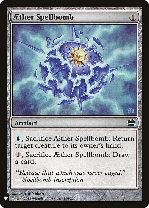 Aether Spellbomb - Magic: The Gathering