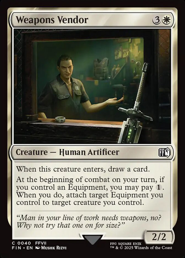 Weapons Vendor - Magic: The Gathering