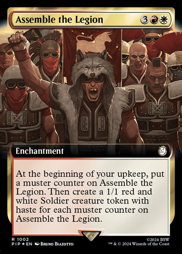 Assemble the Legion (Extended Art) (Surge Foil) - Magic: The Gathering