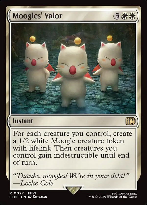 Moogles' Valor - Magic: The Gathering