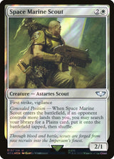 Space Marine Scout (Surge Foil) - Magic: The Gathering