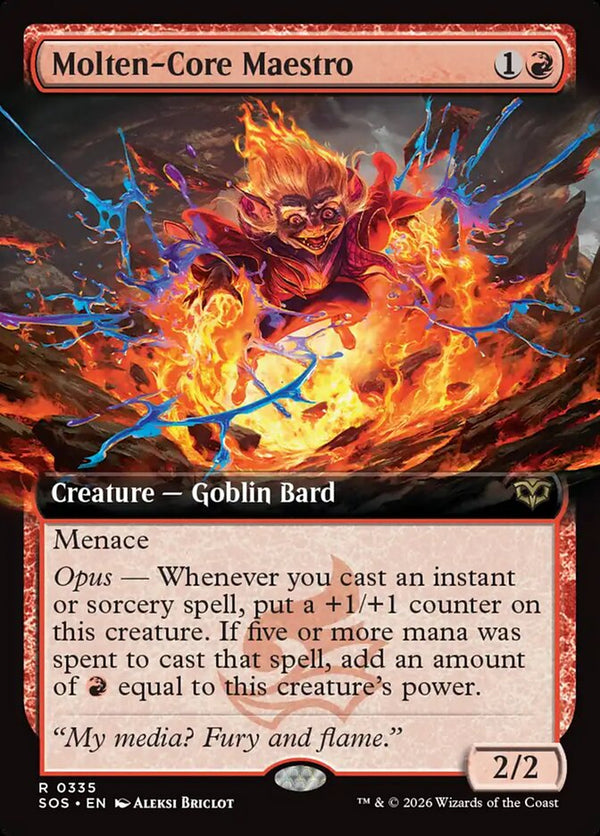 Molten-Core Maestro (Extended Art) - Magic: The Gathering