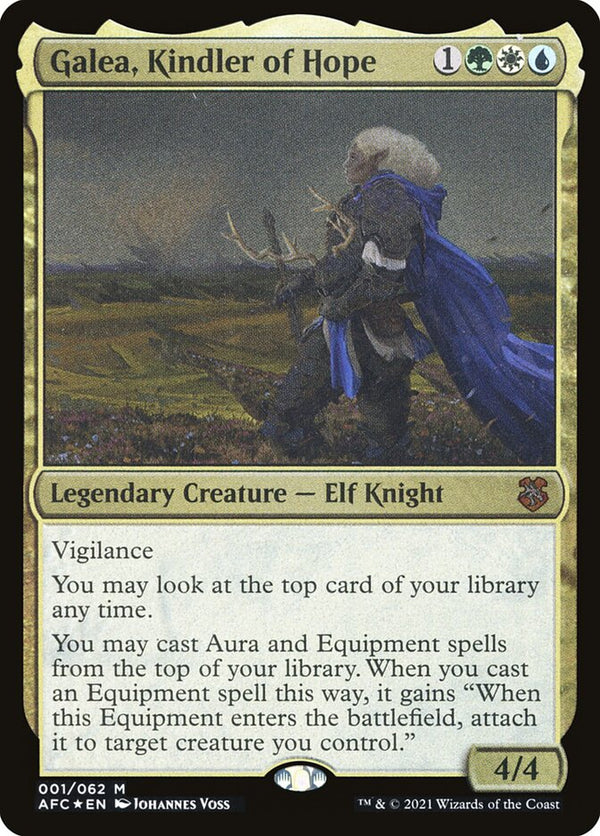 Galea, Kindler of Hope (Display Commander) - Thick Stock - Magic: The Gathering