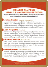 2004 World Championship Advertisement Card - Magic: The Gathering