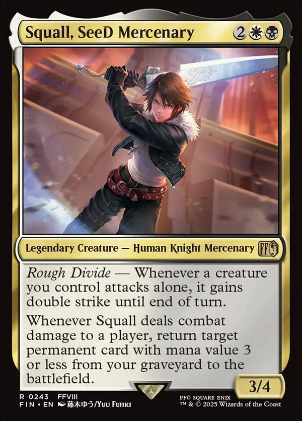 Squall, SeeD Mercenary (FIN 243) - Magic: The Gathering