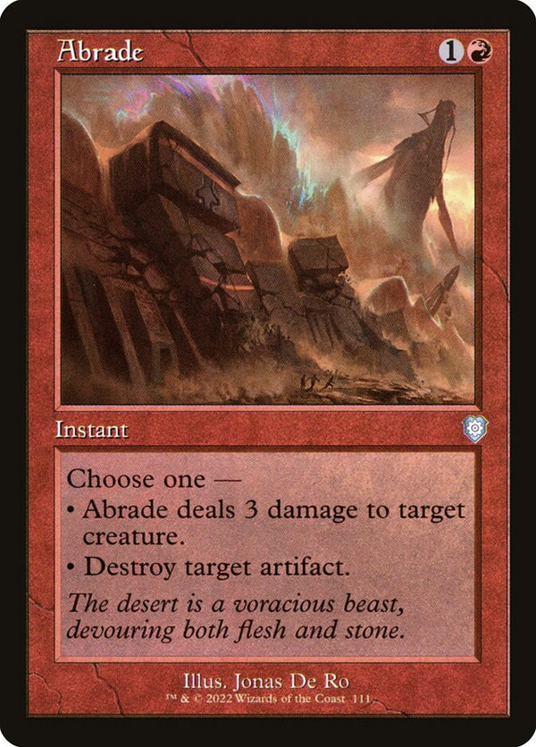 Abrade (Retro Frame) - Magic: The Gathering