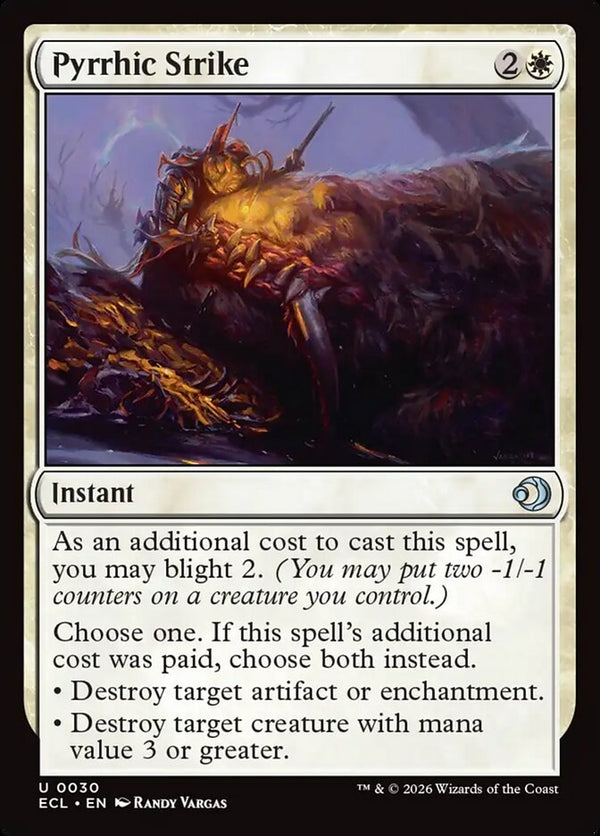 Pyrrhic Strike - Magic: The Gathering