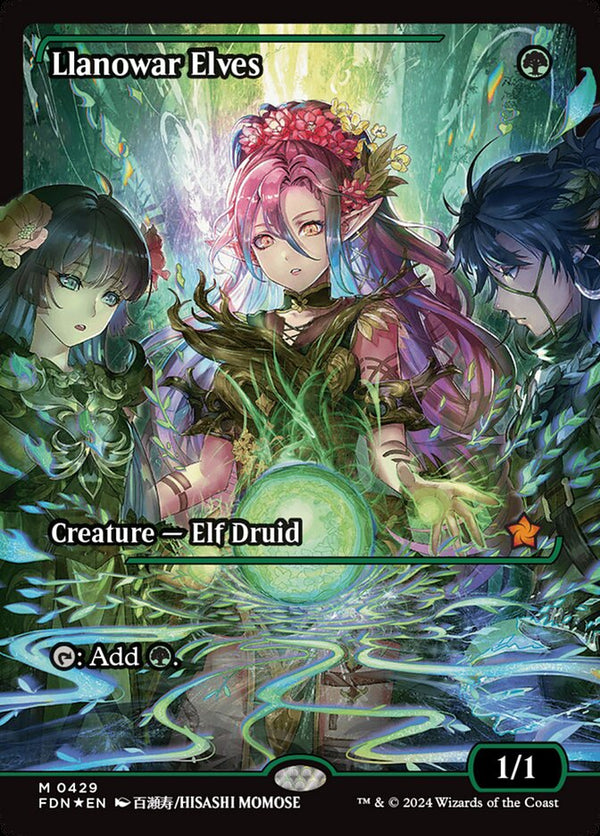 Llanowar Elves (Showcase) - Magic: The Gathering