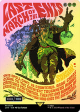 Last March of the Ents (Borderless Poster) (Serial Numbered) - Magic: The Gathering