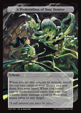 A Premonition of Your Demise (Full Art) - Magic: The Gathering