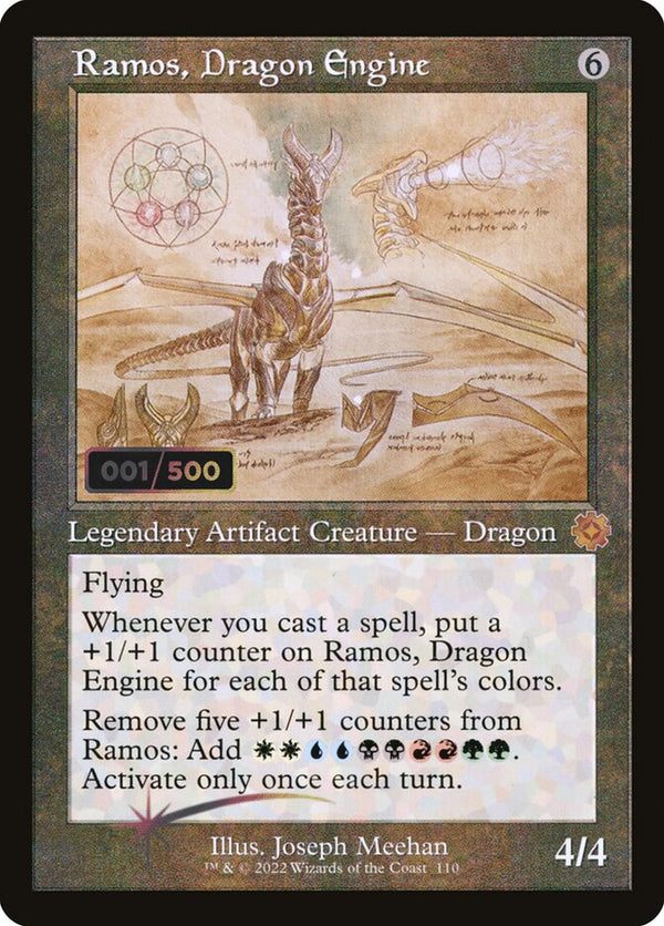 Ramos, Dragon Engine (Schematic) (Serial Numbered) - Magic: The Gathering