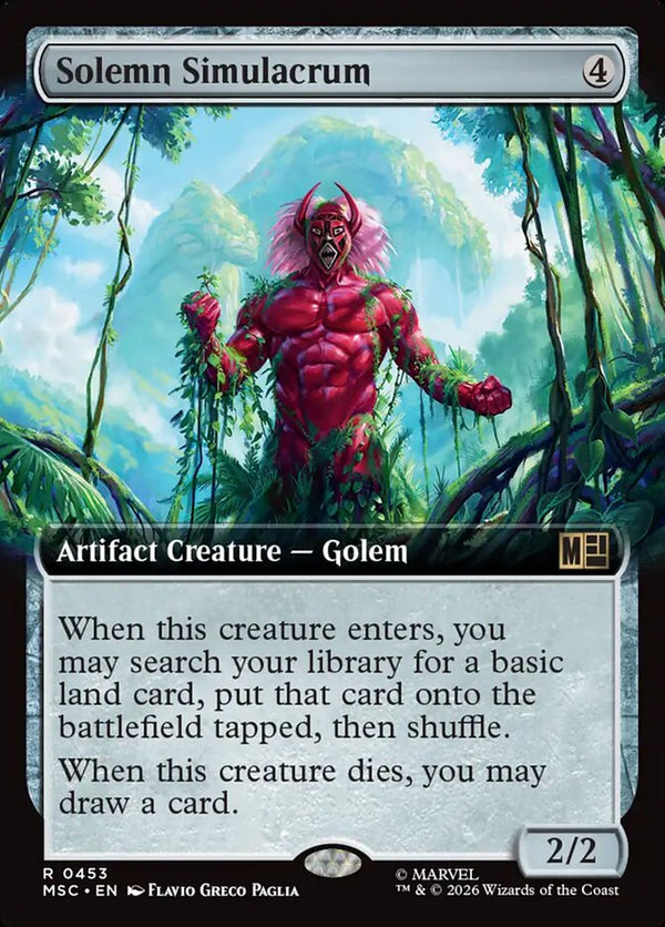 Solemn Simulacrum (Extended Art) - Magic: The Gathering