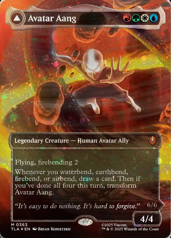 Avatar Aang (Raised Foil) - Magic: The Gathering