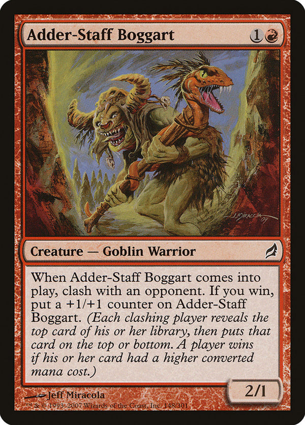 Adder-Staff Boggart - Magic: The Gathering