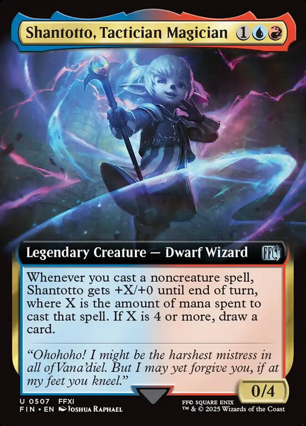 Shantotto, Tactician Magician (Extended Art) - Magic: The Gathering