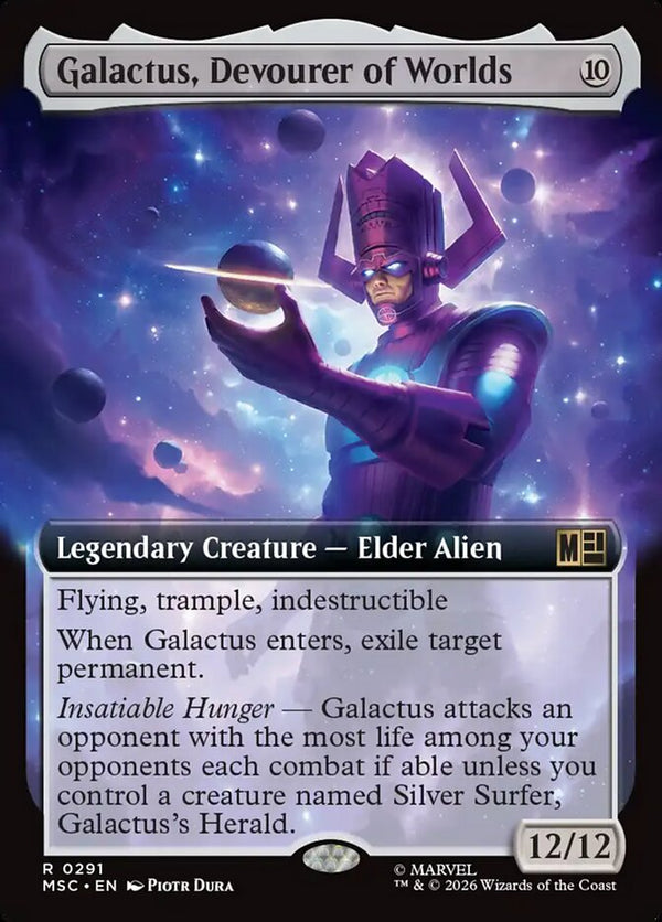 Galactus, Devourer of Worlds (Extended Art) - Magic: The Gathering
