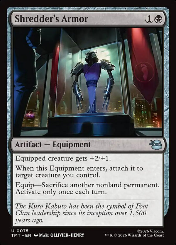 Shredder's Armor - Magic: The Gathering