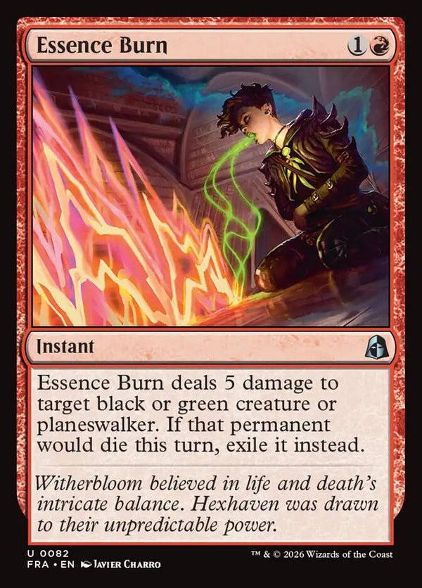 Essence Burn (FRA 82) - Magic: The Gathering